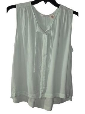 Levi's Sleeveless Mint Green Blouse Size XL